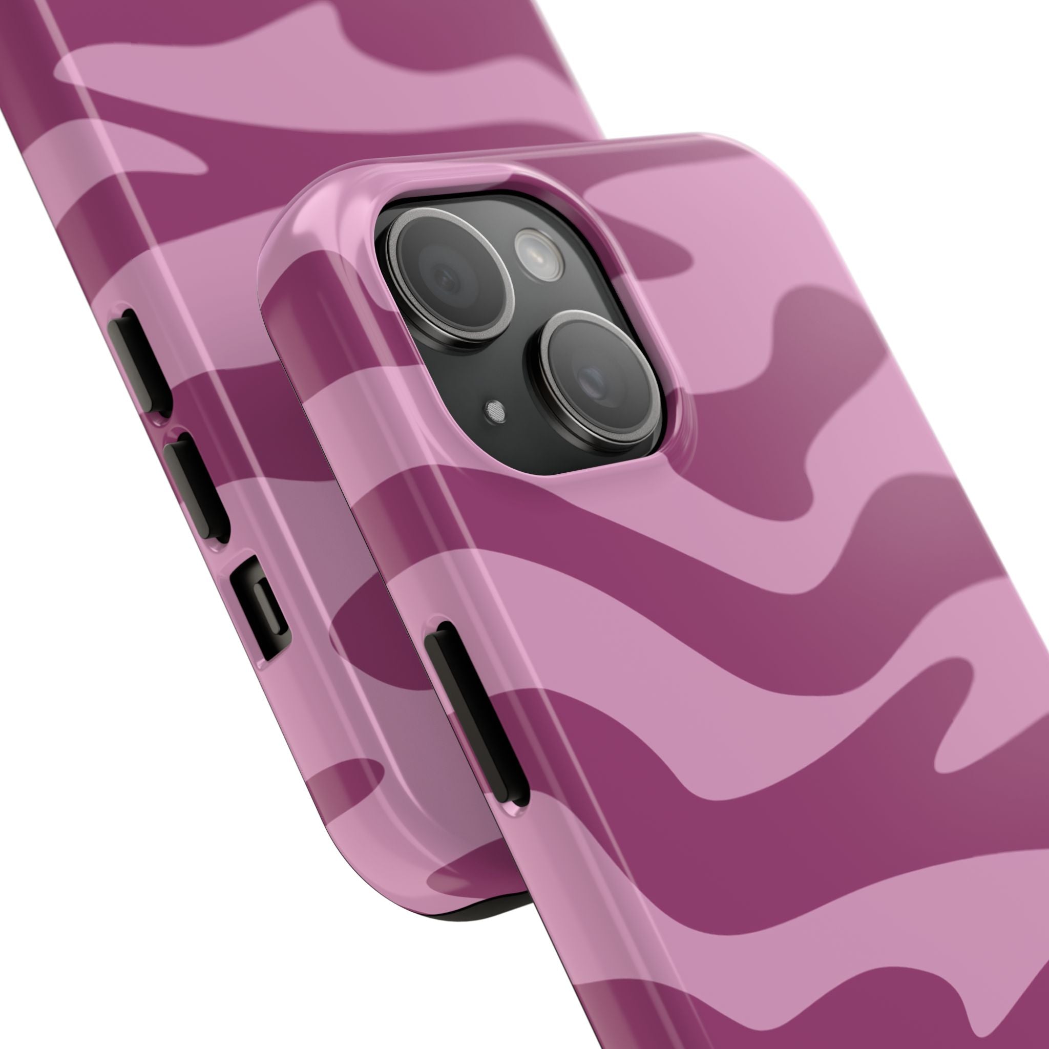 Rosé Drift | Pink Abstract Camo Phone Case