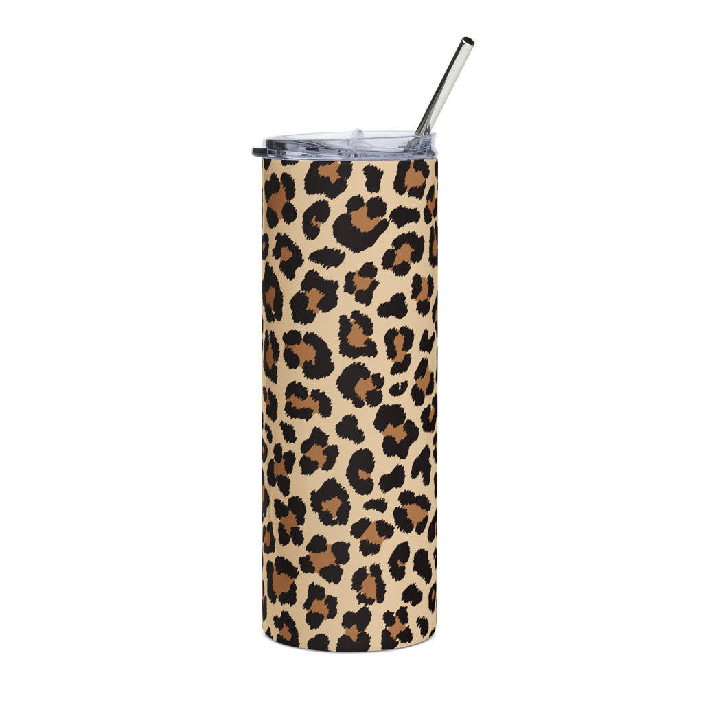 Leopard Hour | Neutral Leopard Print Tumbler