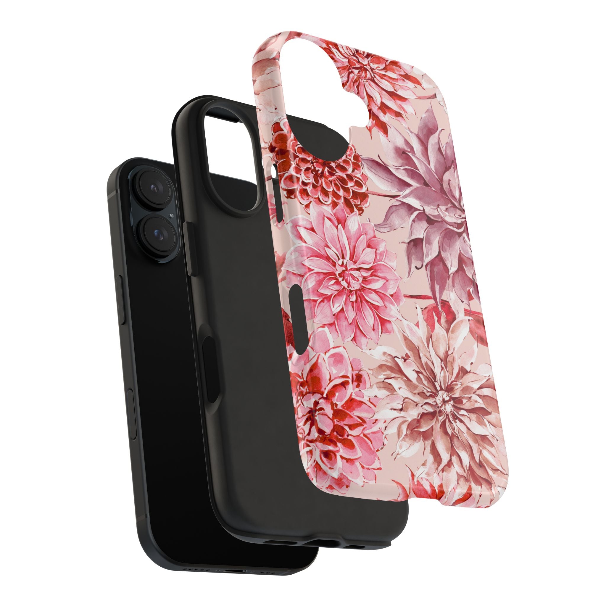 Petal Devotion | Blush Dahlia Floral Phone Case