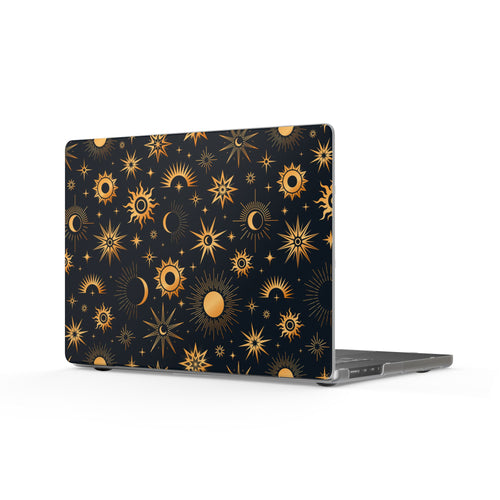 Golden Eclipse MacBook Hard Case by Gift Therapy