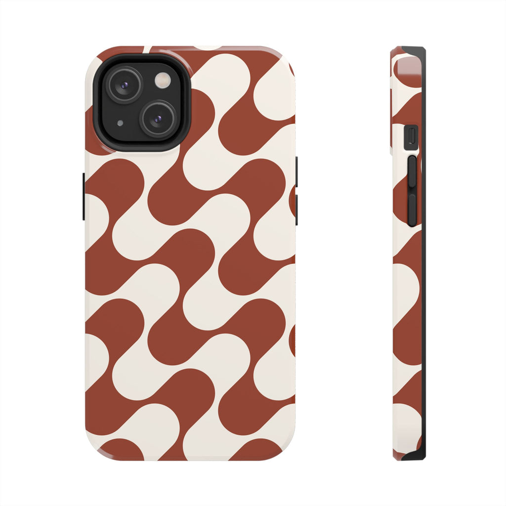 Terra Flow | Rust Abstract Mod Tough Phone Case