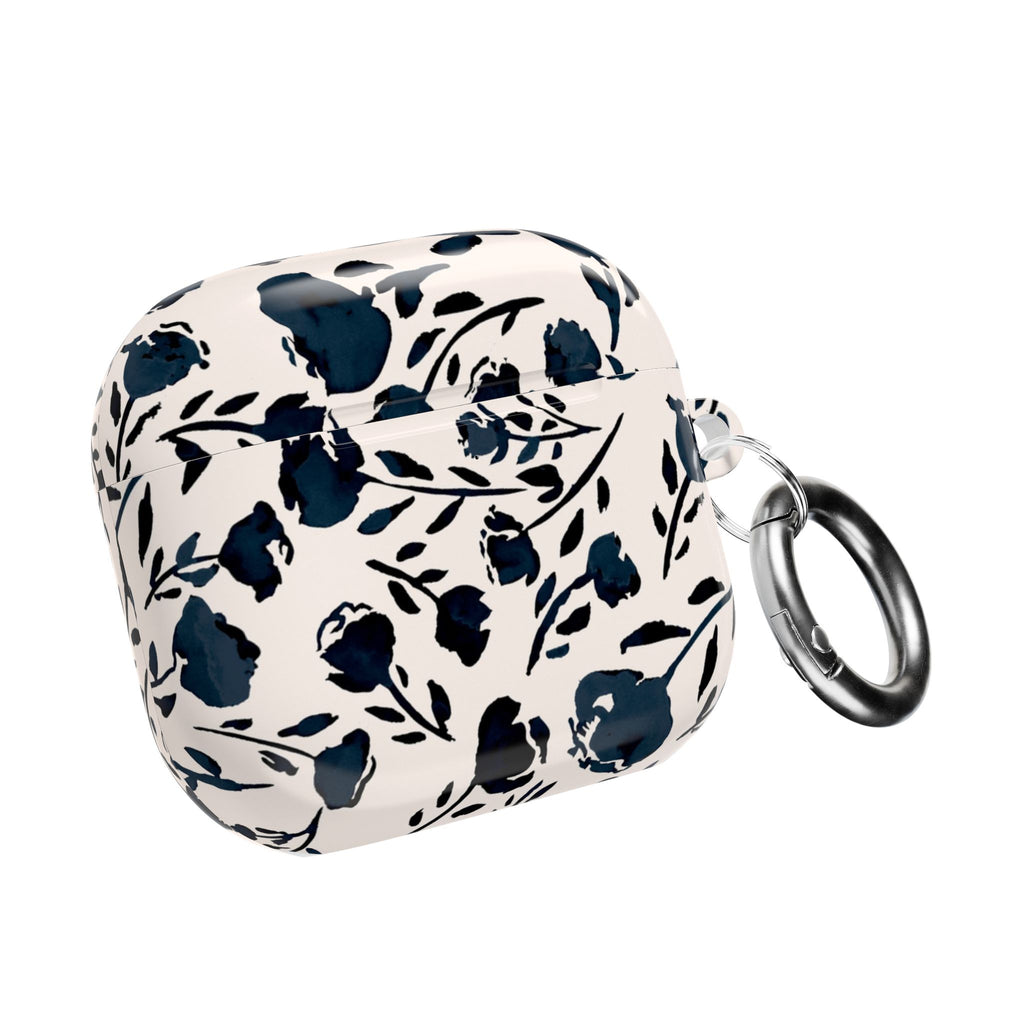 Midnight Meadow | Navy Floral Print AirPods Case