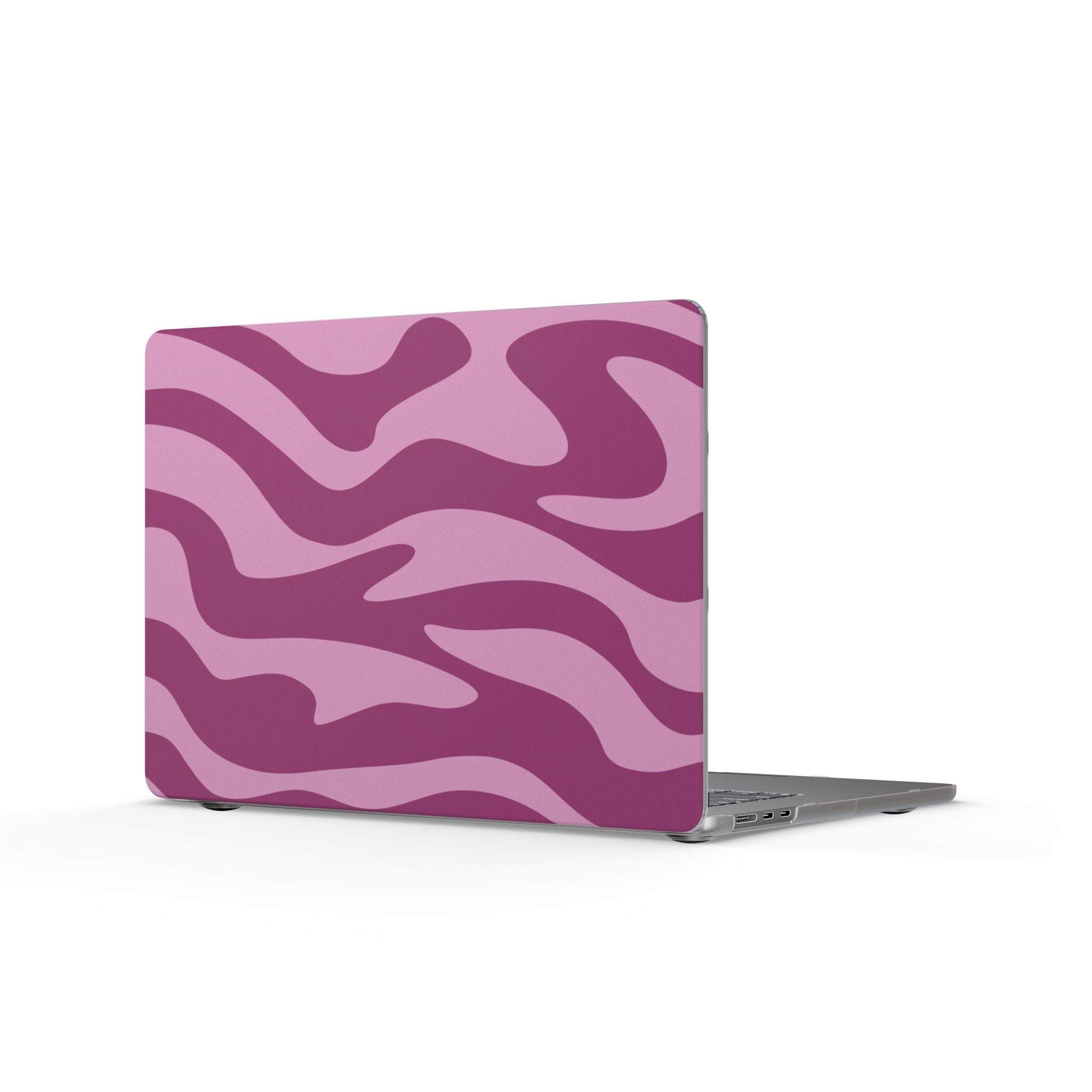 Rosé Drift | Pink Abstract Camo Laptop Sleeve