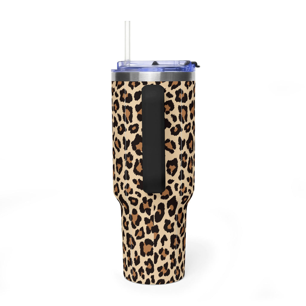 Leopard Hour | Neutral Leopard Print Tumbler