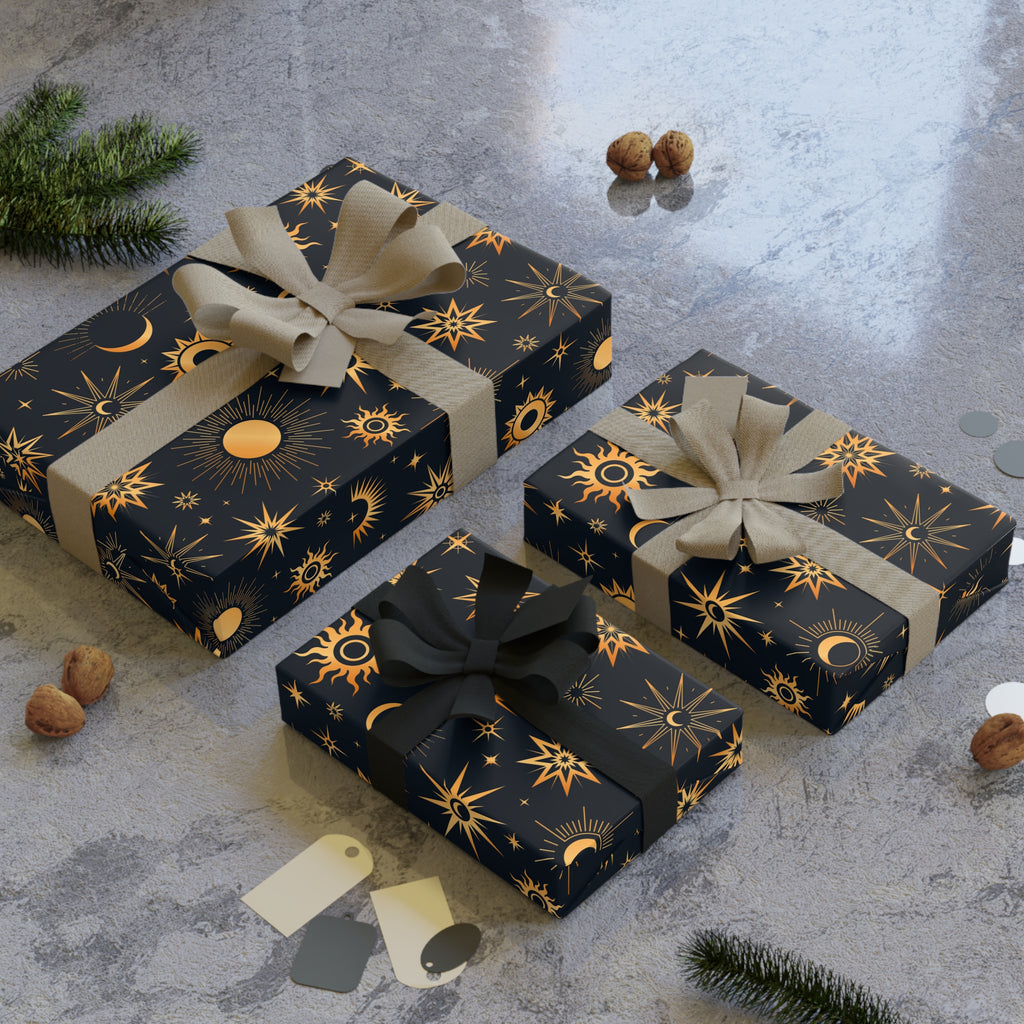 Golden Eclipse | Wrapping Paper