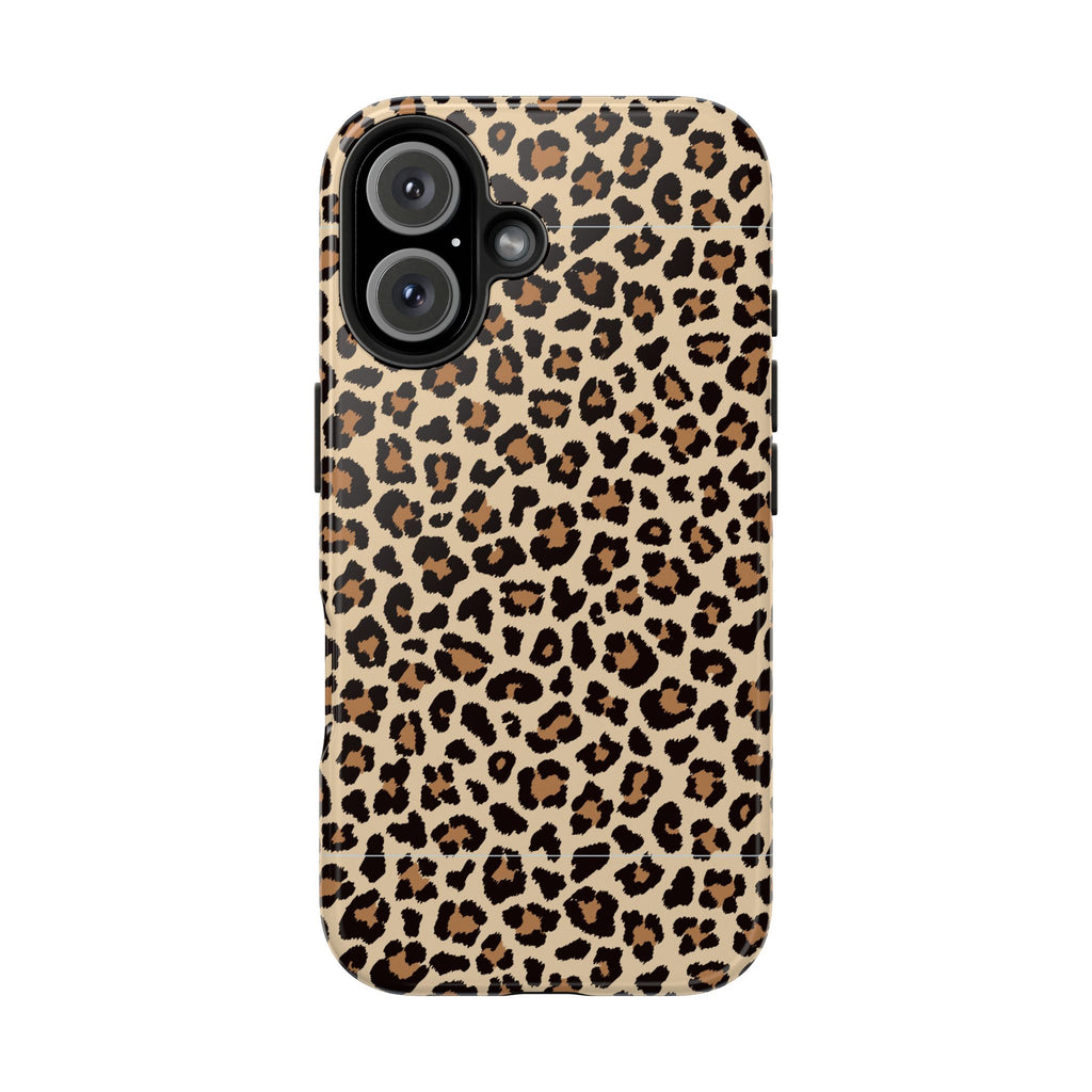 Leopard Hour | Neutral Leopard Print Tough Phone Case