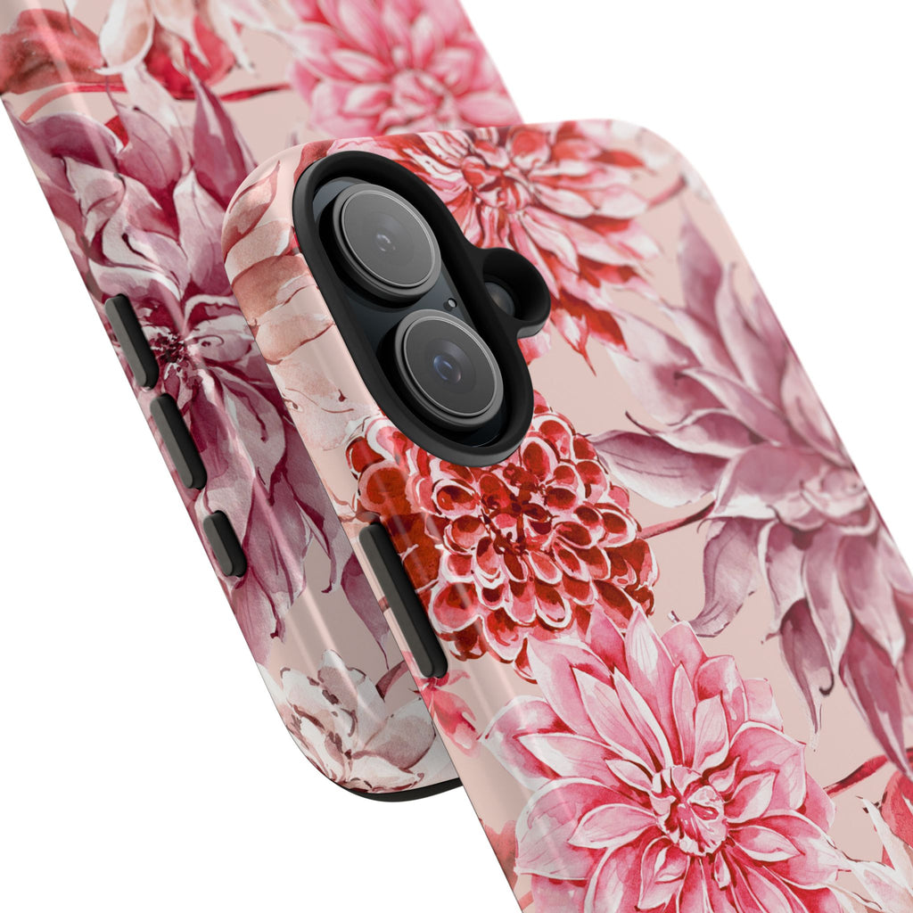 Petal Devotion | Blush Dahlia Floral Phone Case