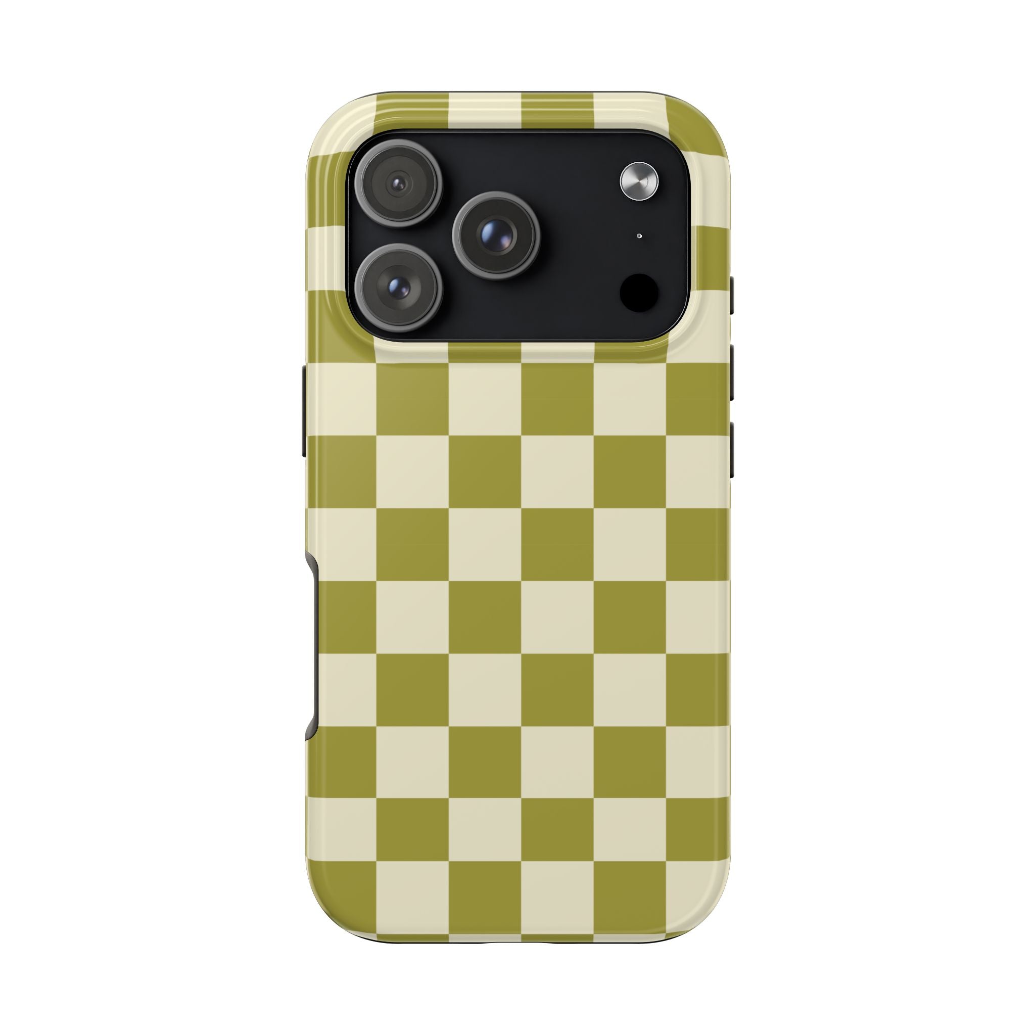 Maroon & Blush Striped Tough Phone Case — Durable Protective iPhone Cover