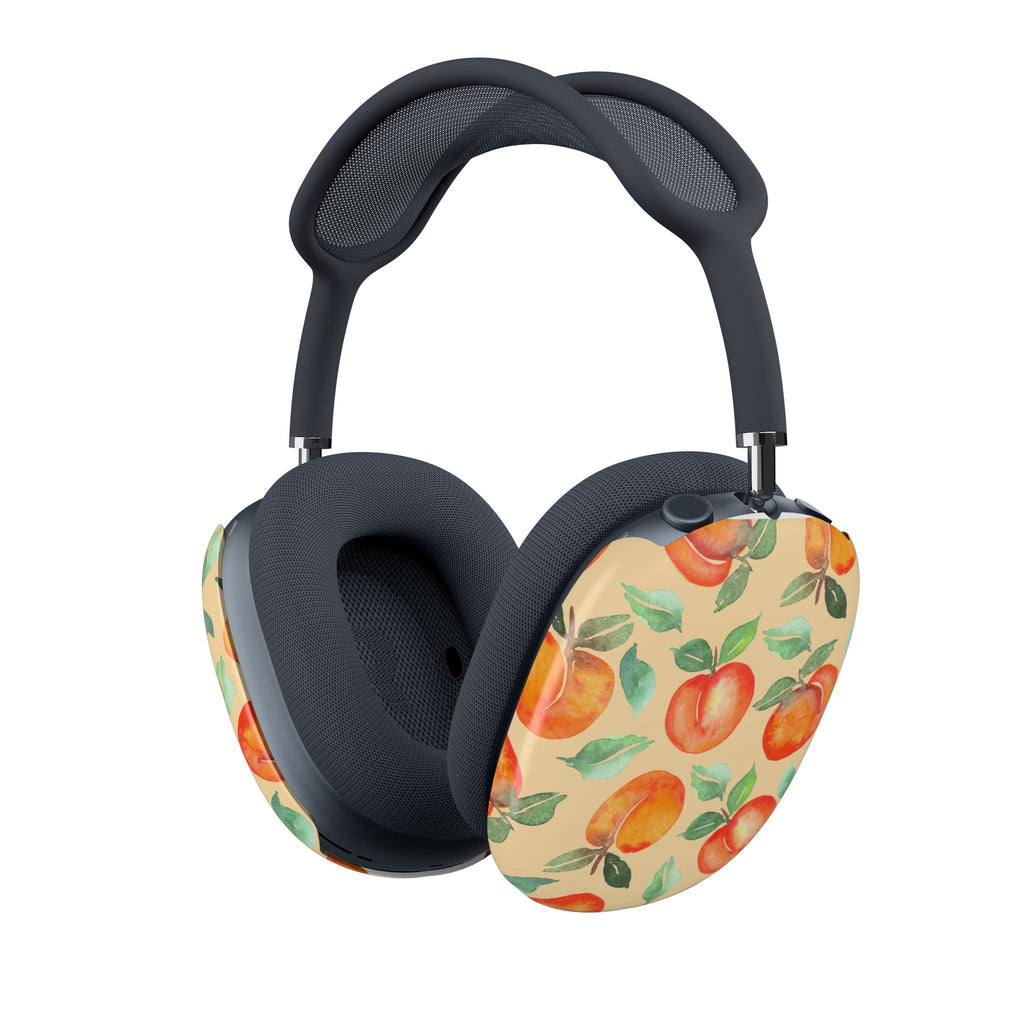 Peach Study | Watercolor Peach Pattern AirPods Max Case
