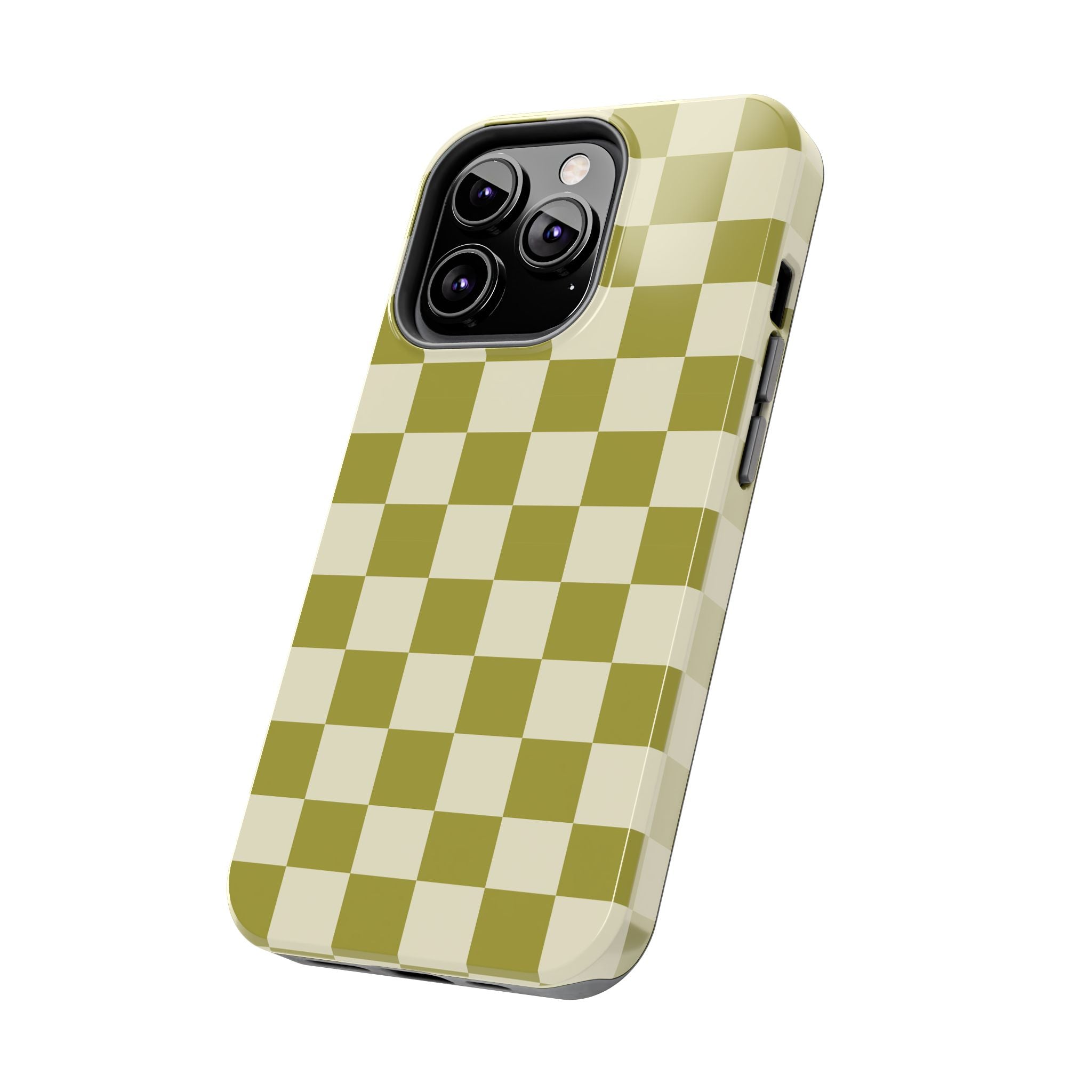 Maroon & Blush Striped Tough Phone Case — Durable Protective iPhone Cover