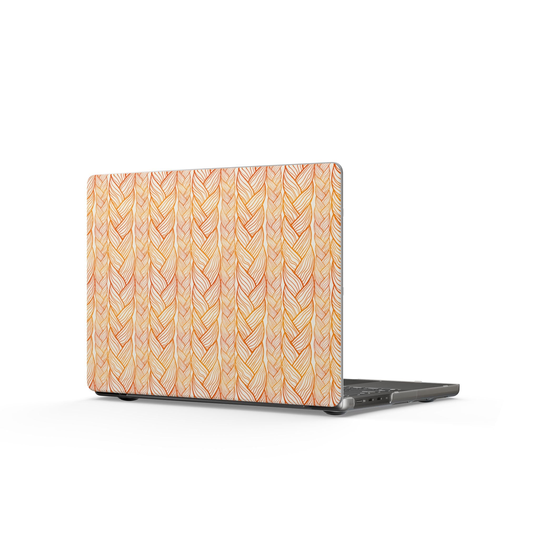 Golden Braid | Orange Braided Line Laptop Sleeve