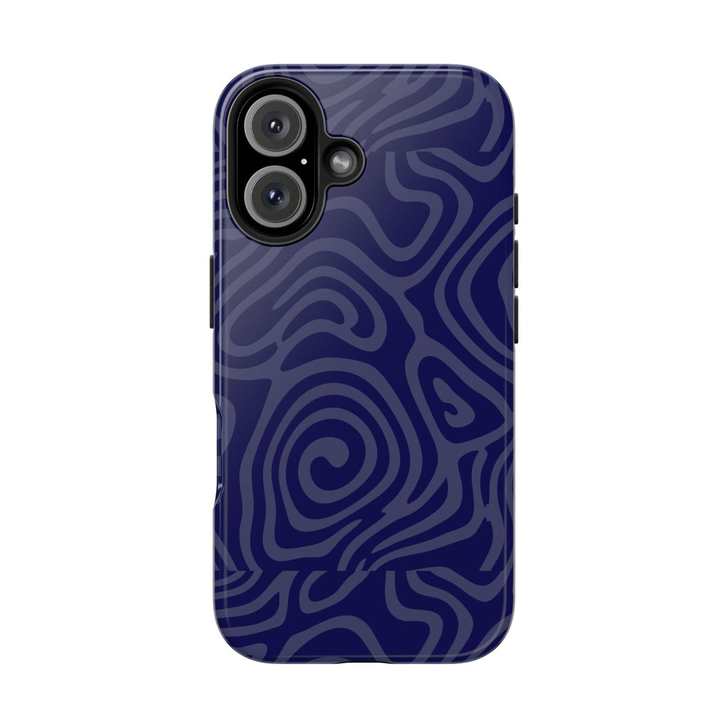 Indigo Swirl | Tough Phone Case