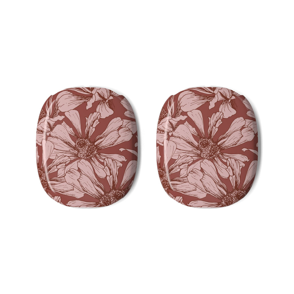 Pressed Bloom | Mocha Floral Sketch AirPods Max Case