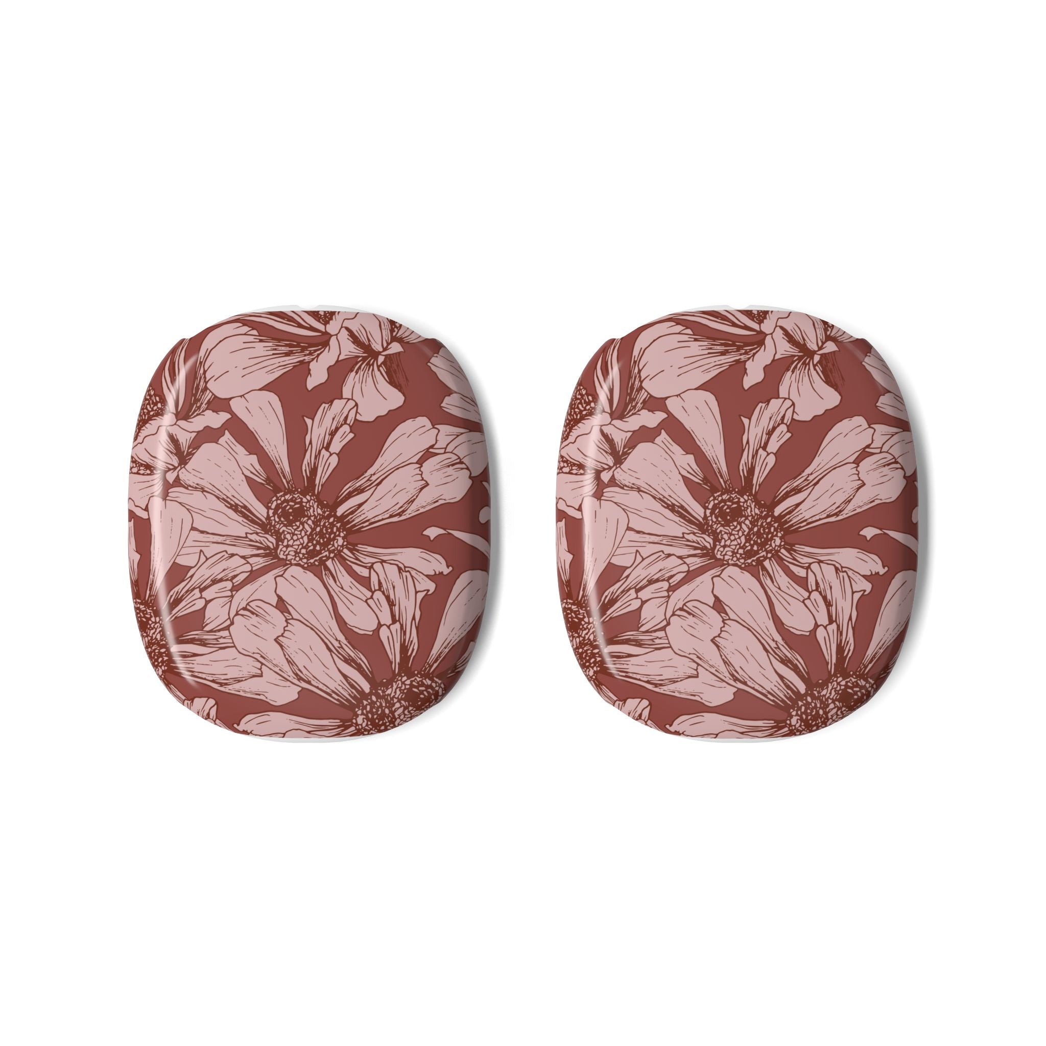 Pressed Bloom | Mocha Floral Sketch AirPods Max Case