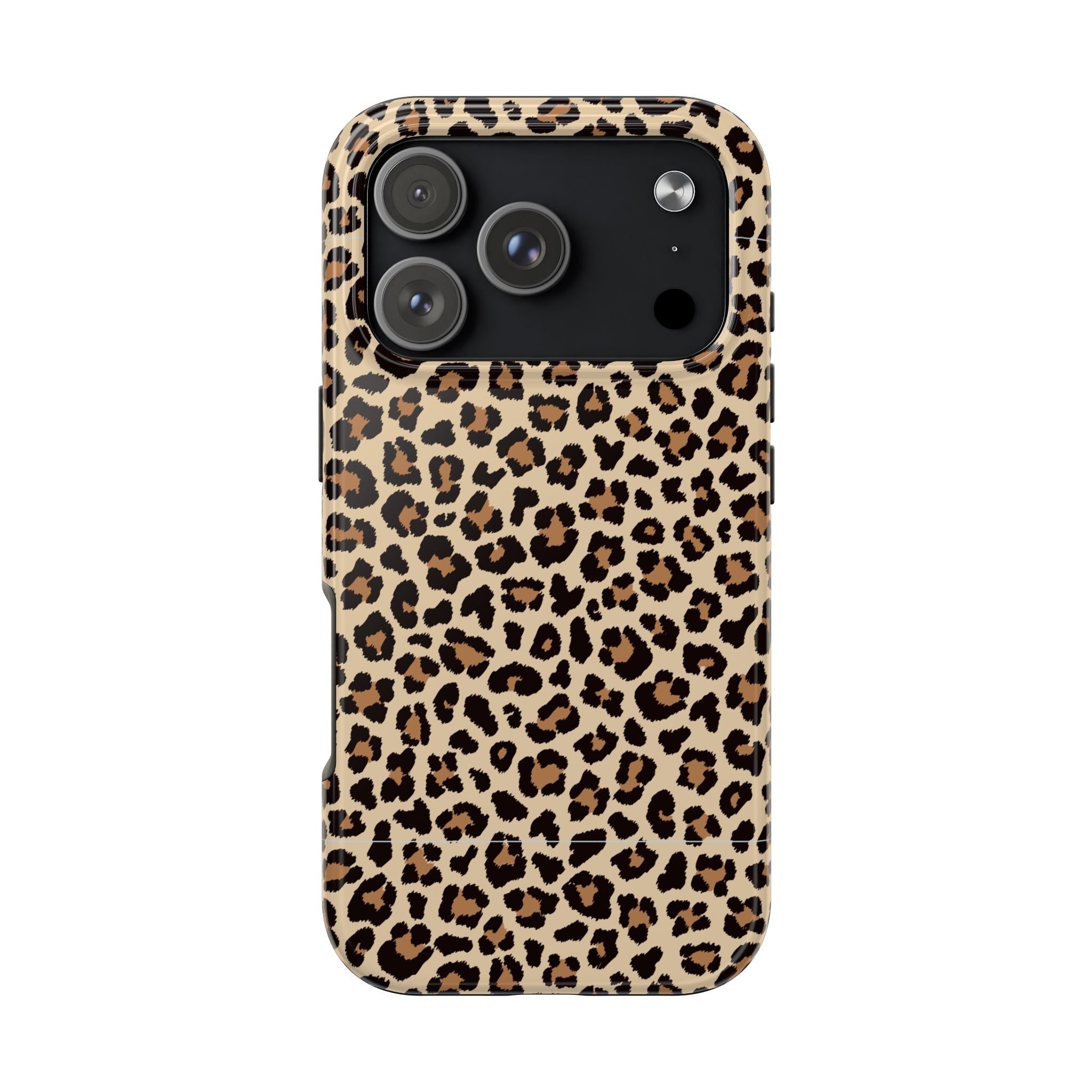 Leopard Hour | Neutral Leopard Print Tough Phone Case