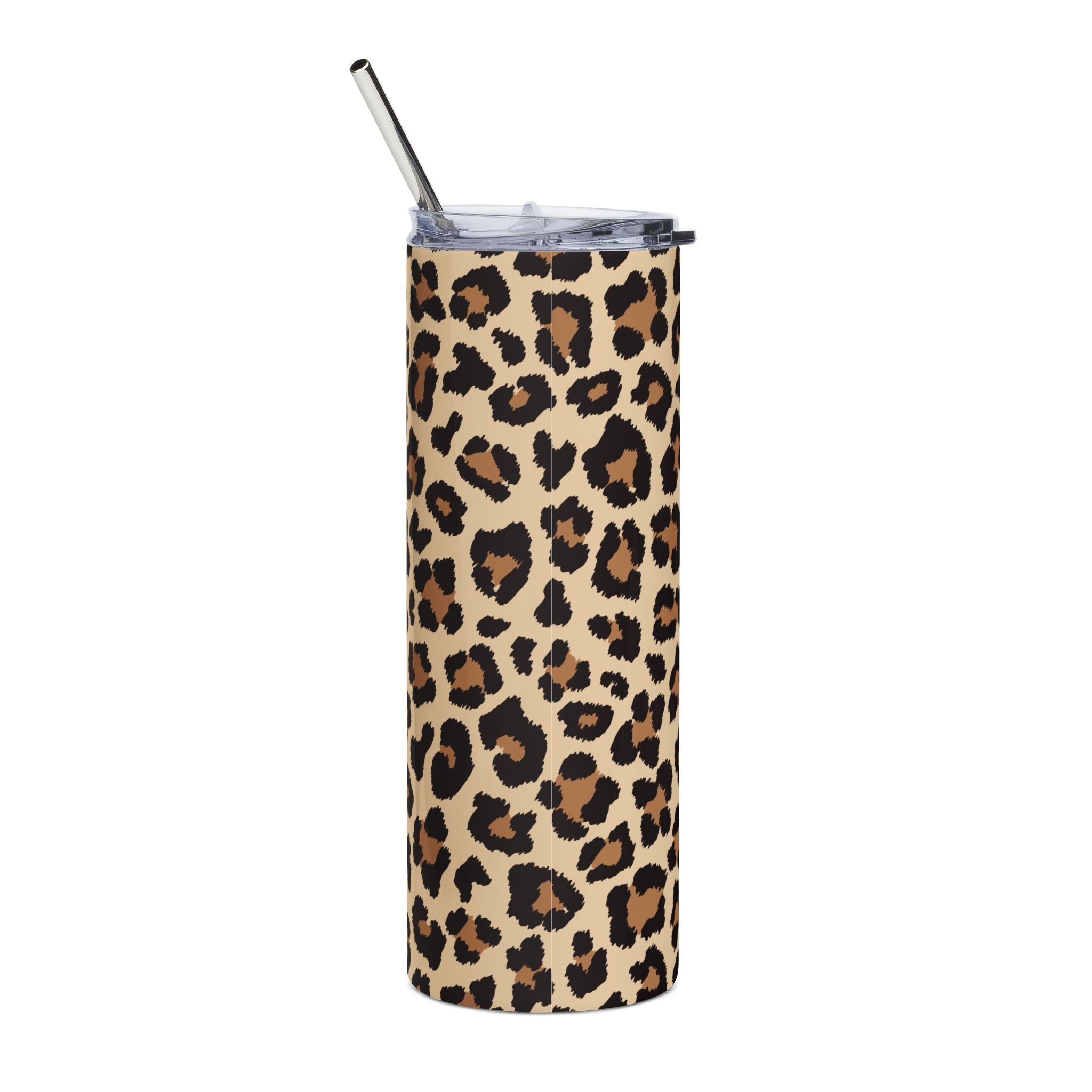 Leopard Hour | Neutral Leopard Print Tumbler