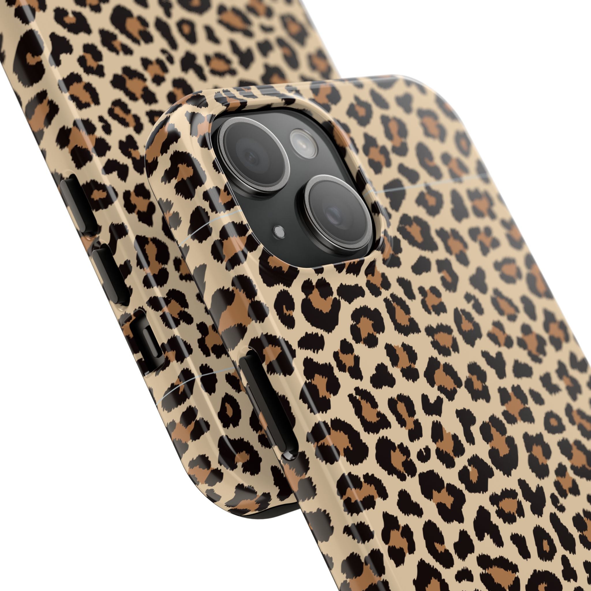 Leopard Hour | Neutral Leopard Print Tough Phone Case