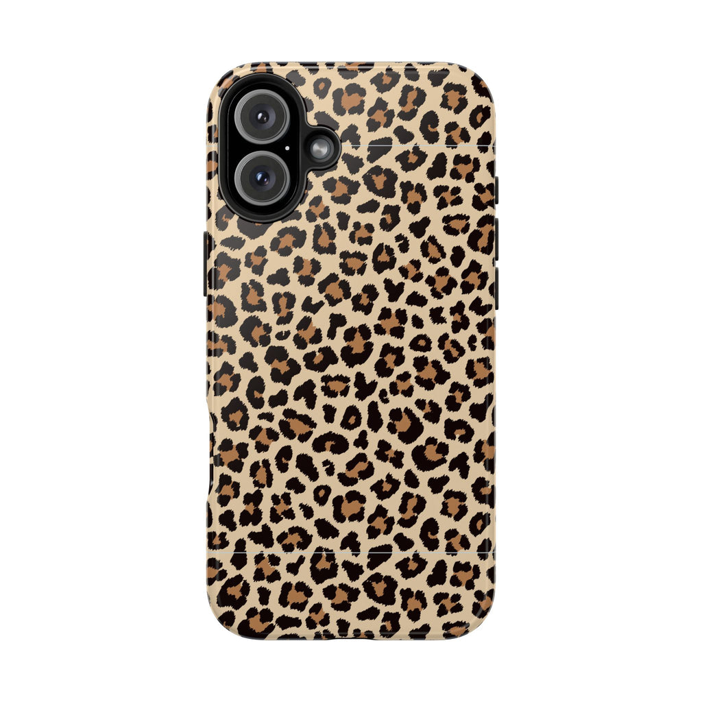 Leopard Hour | Neutral Leopard Print Tough Phone Case