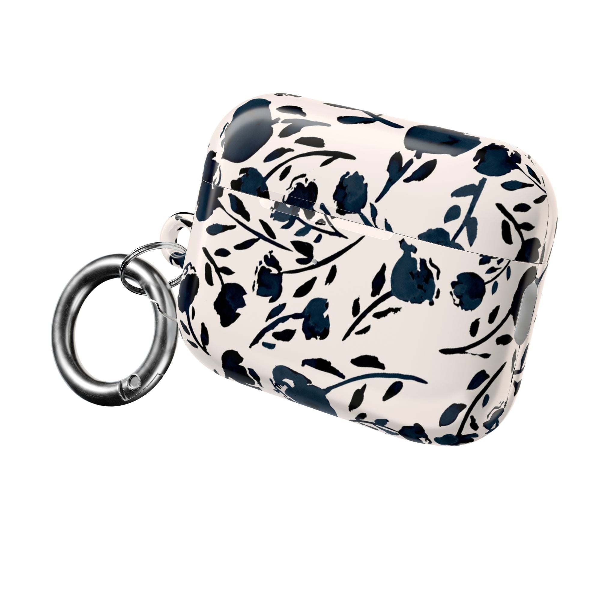 Midnight Meadow | Navy Floral Print AirPods Case