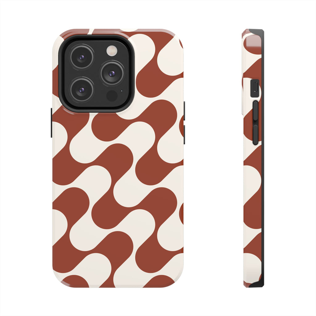 Terra Flow | Rust Abstract Mod Tough Phone Case