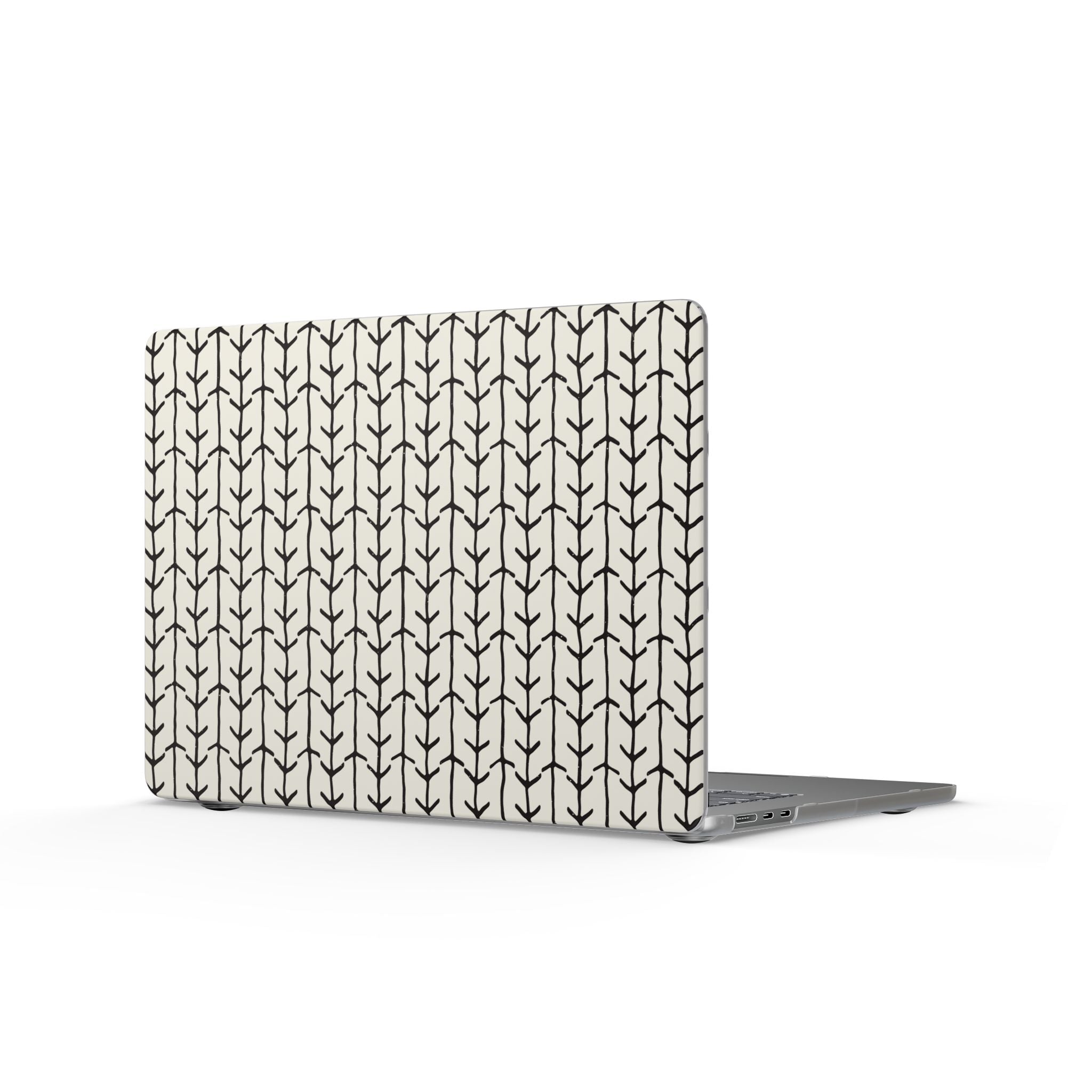 Ink Vine | Black Botanical Line Laptop Sleeve