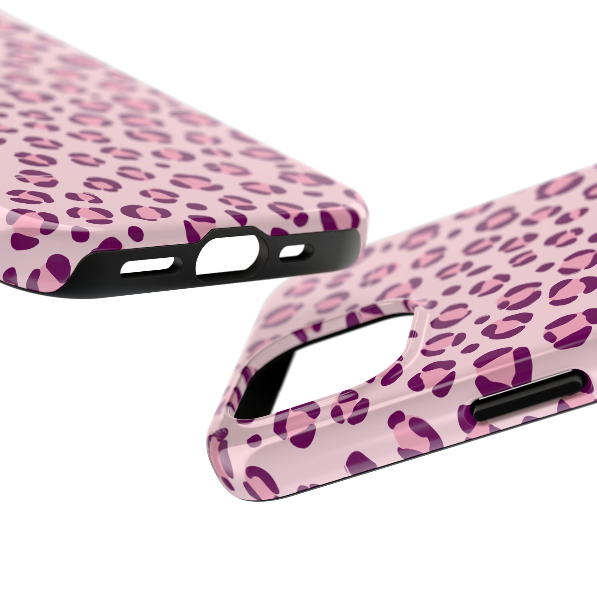 Rosé Wild | Pink Leopard Print Tough Phone Case