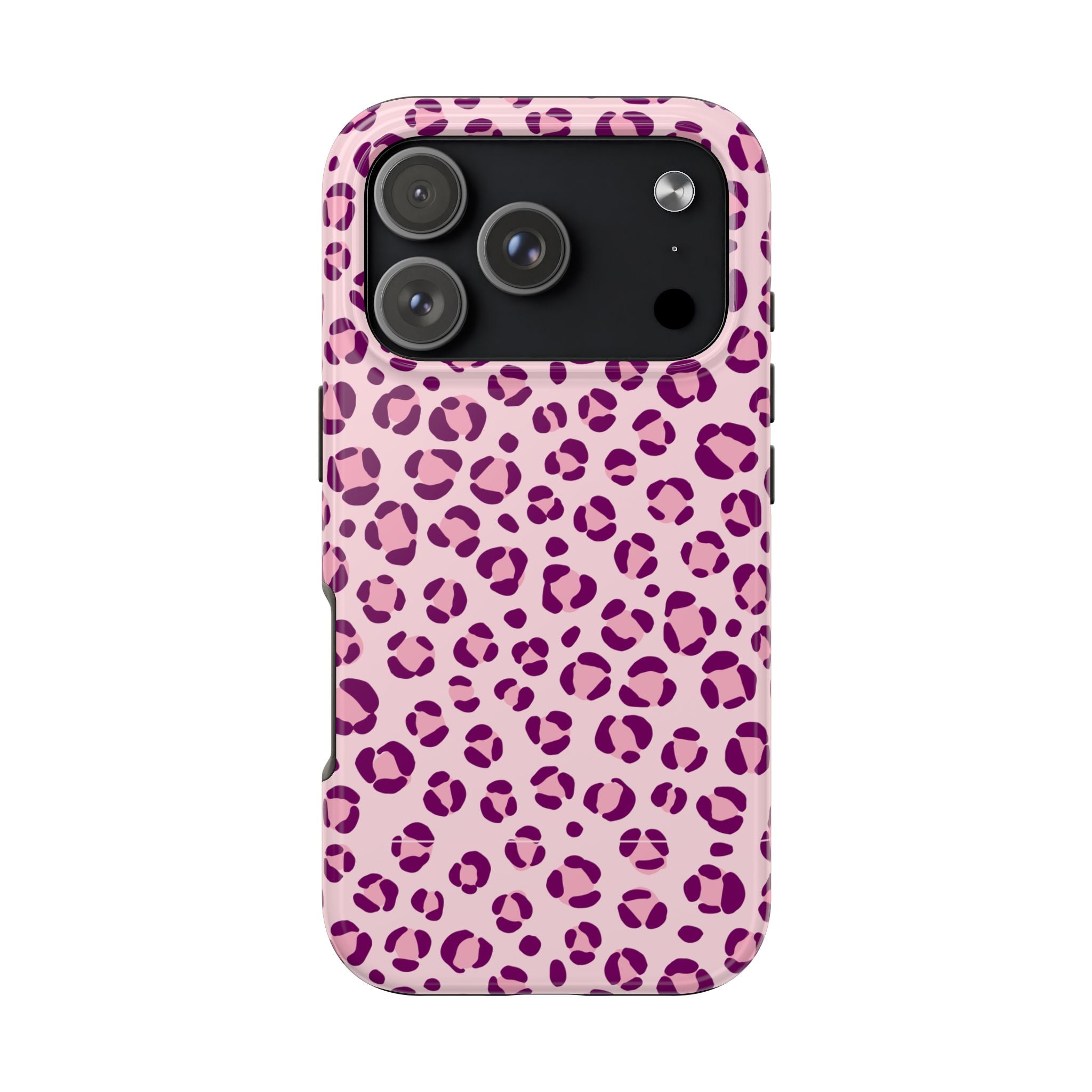 Rosé Wild | Pink Leopard Print Tough Phone Case