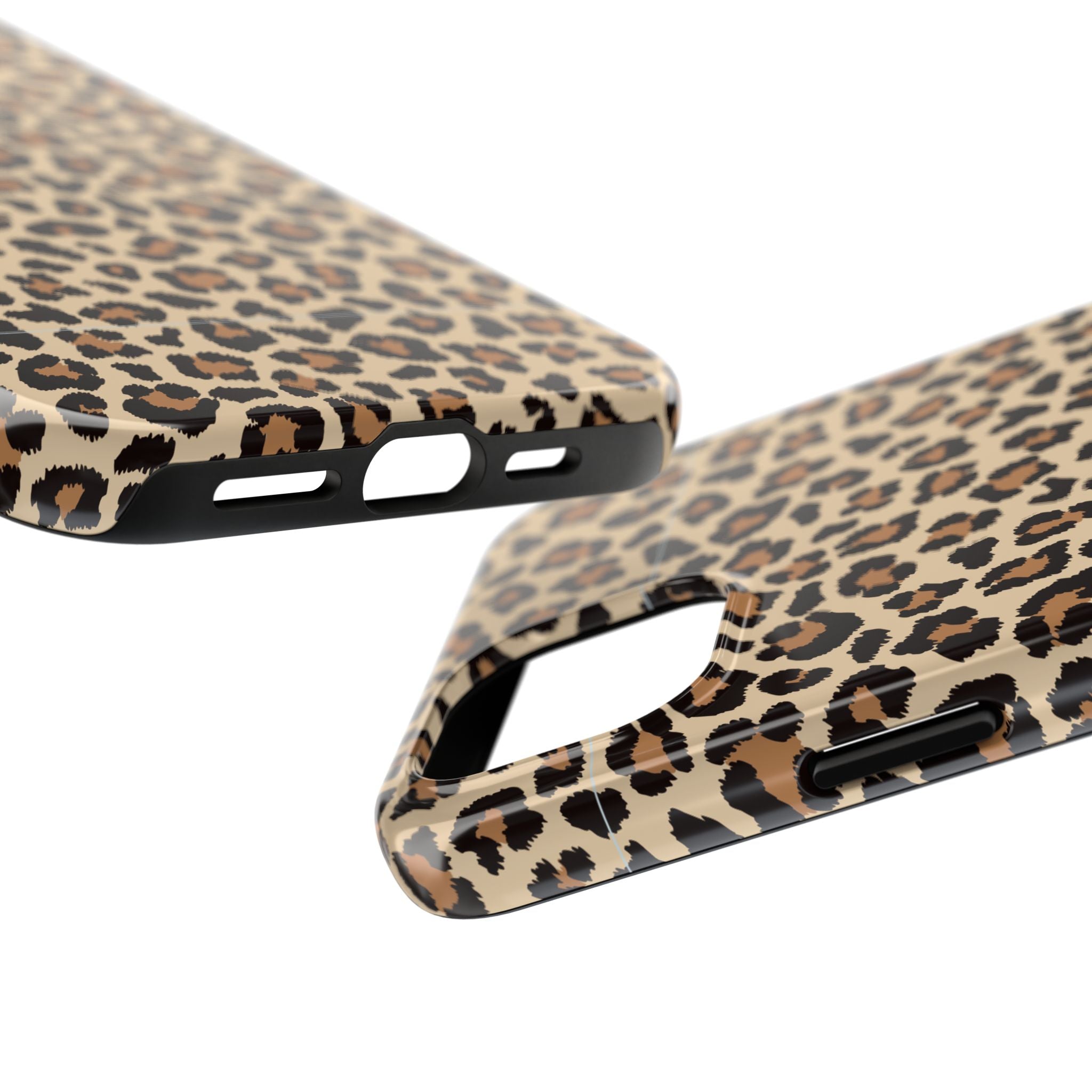 Leopard Hour | Neutral Leopard Print Tough Phone Case