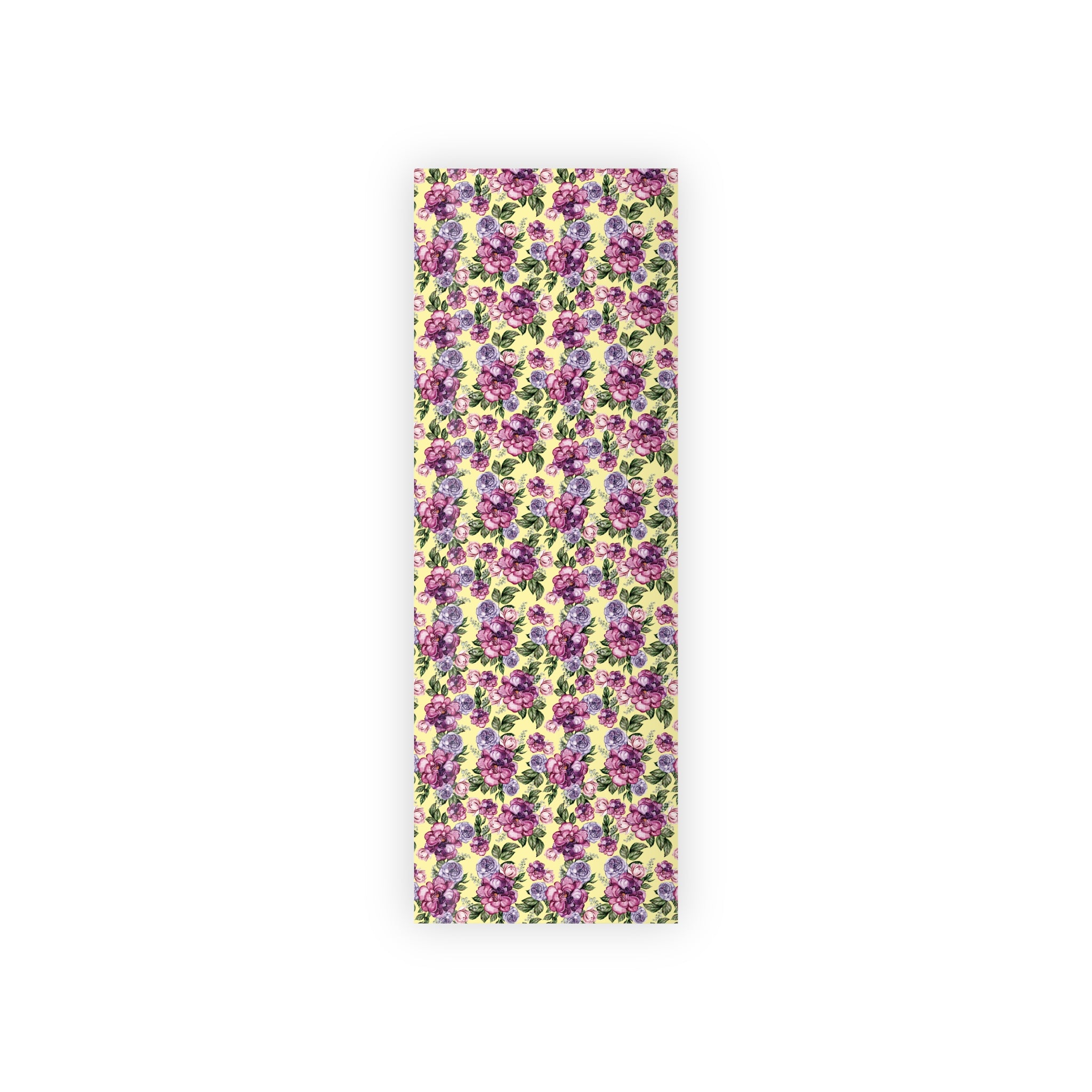 Golden Garden | Yellow & Pink Floral Wrapping Paper