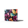 Midnight Petals | Moody Watercolor Floral Laptop Sleeve