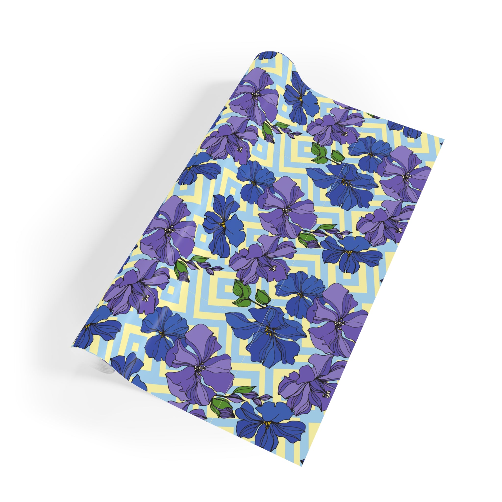 Bluebell Bloom | Blue Botanical Floral Wrapping Paper