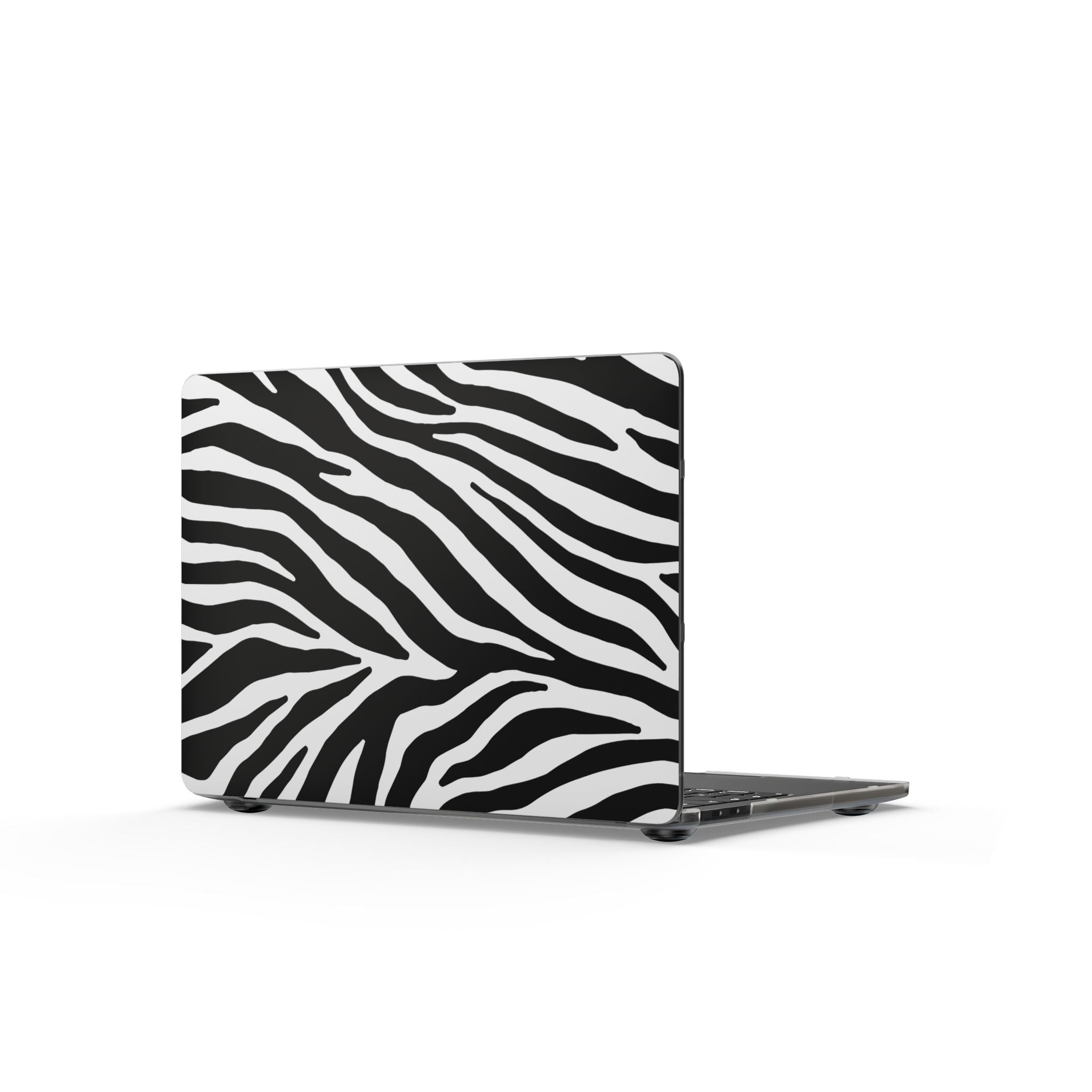Zebra Addiction | Black & Cream Zebra Print Laptop Sleeve
