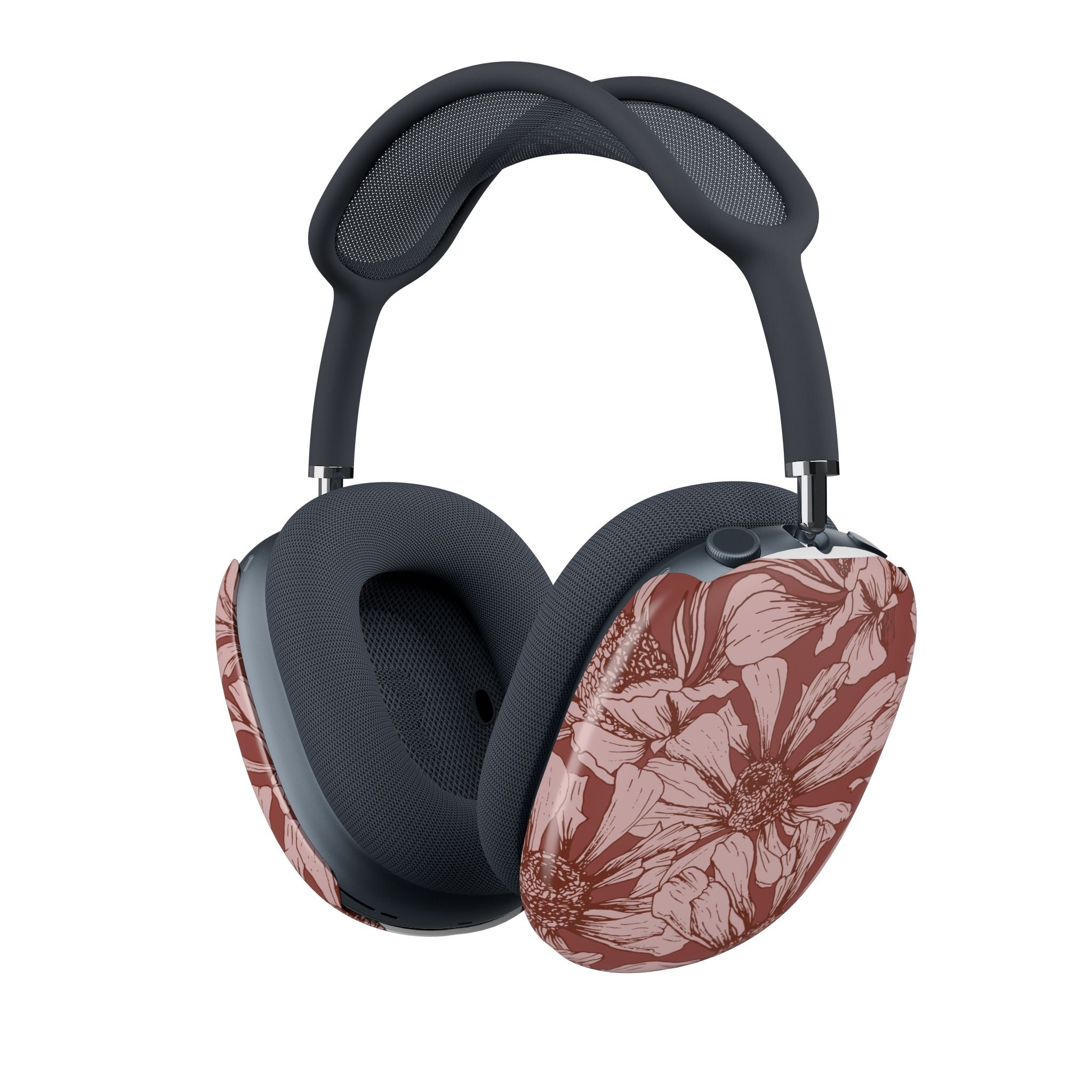 Pressed Bloom | Mocha Floral Sketch AirPods Max Case