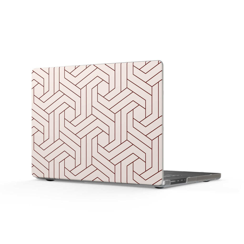 Rosewood Form | Blush Geometric Line Laptop Sleeve