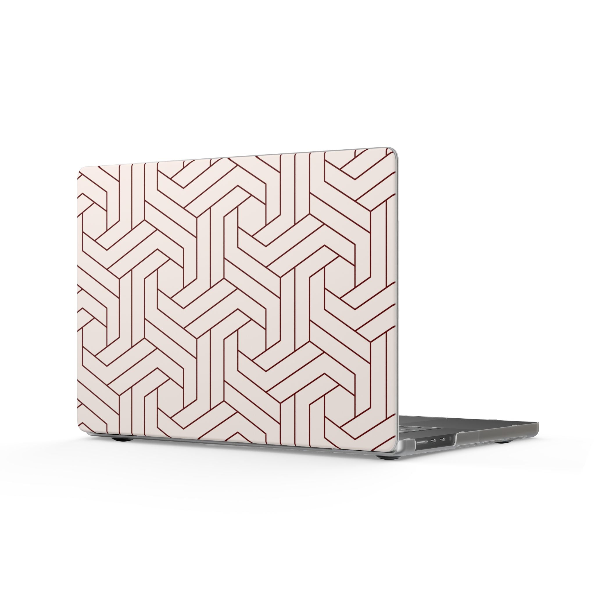 Rosewood Form | Blush Geometric Line Laptop Sleeve