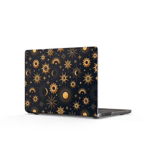 Golden Eclipse MacBook Hard Case, product view 2