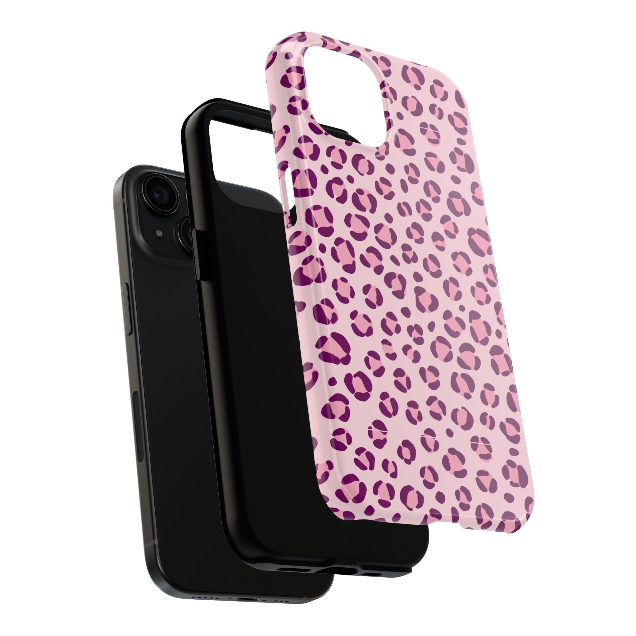 Rosé Wild | Pink Leopard Print Tough Phone Case