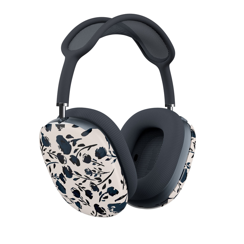 Midnight Meadow | Navy Floral Print AirPods Max Case