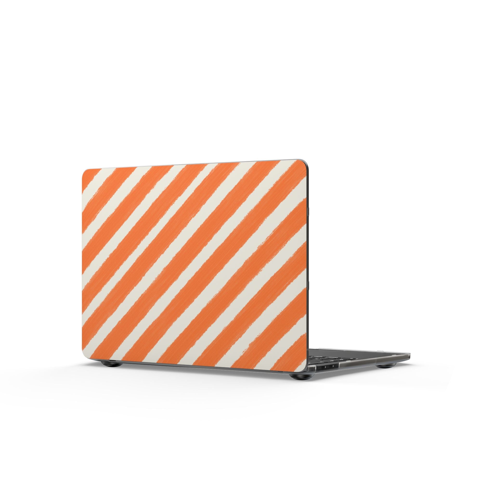 Golden Hour | Orange Painted Stripe Laptop Sleeve