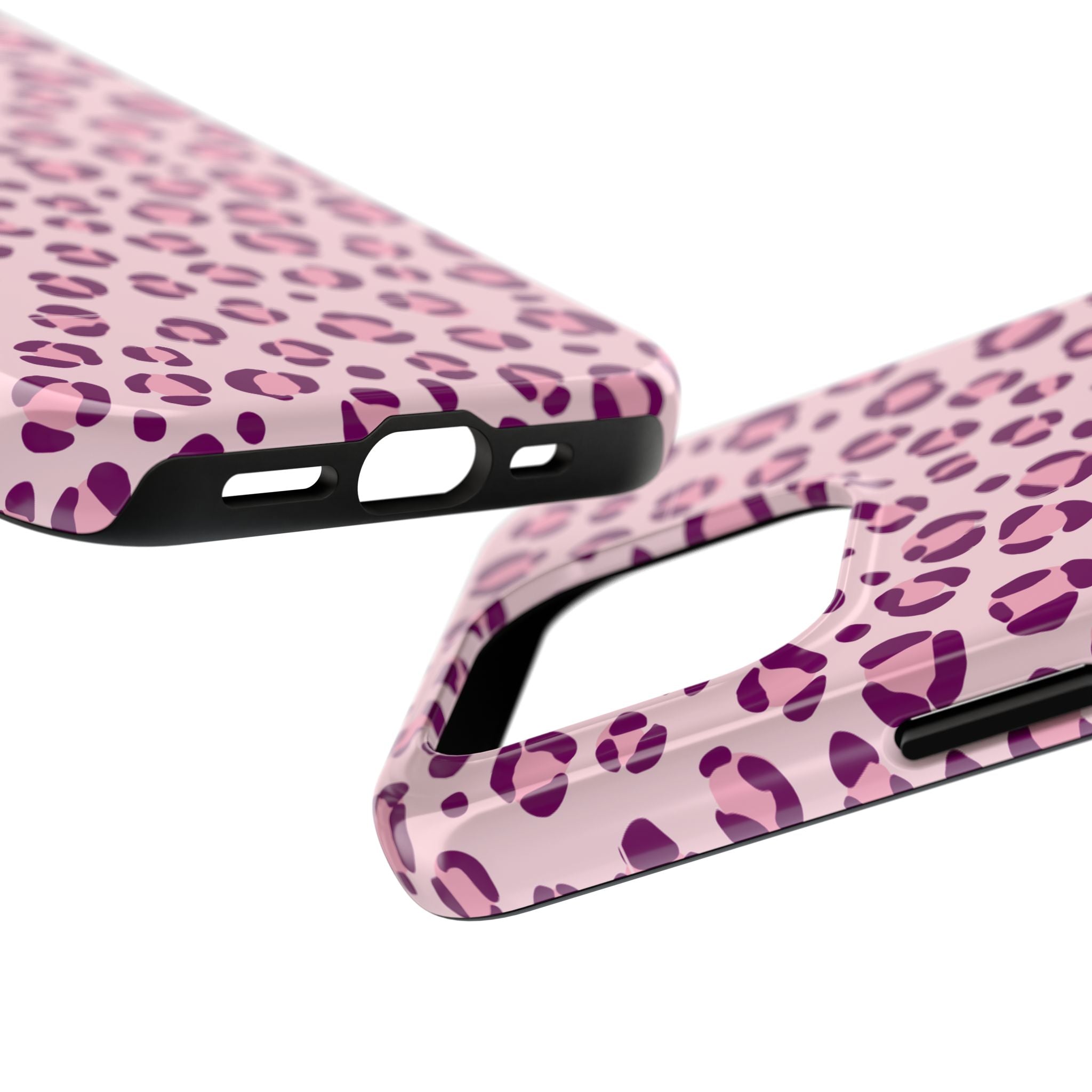 Rosé Wild | Pink Leopard Print Tough Phone Case