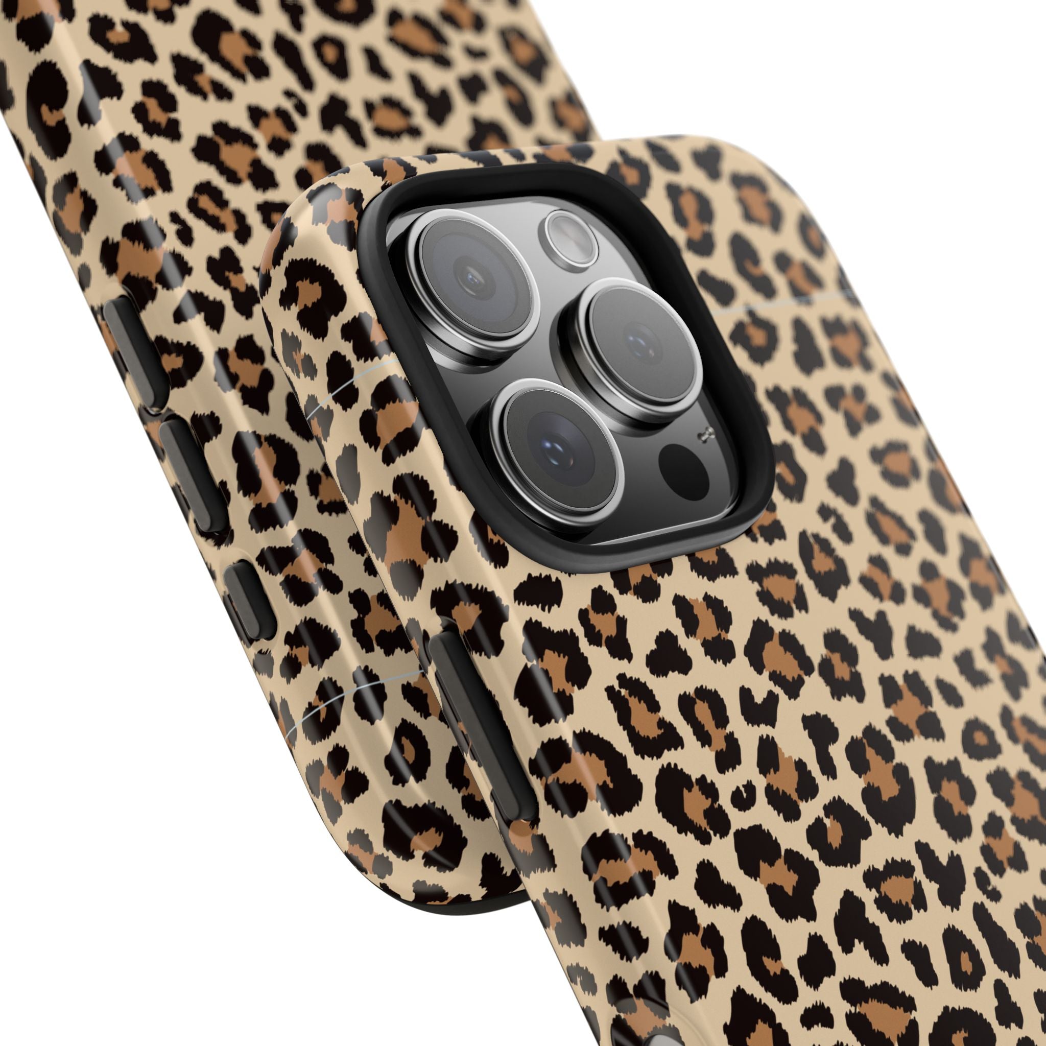 Leopard Hour | Neutral Leopard Print Tough Phone Case