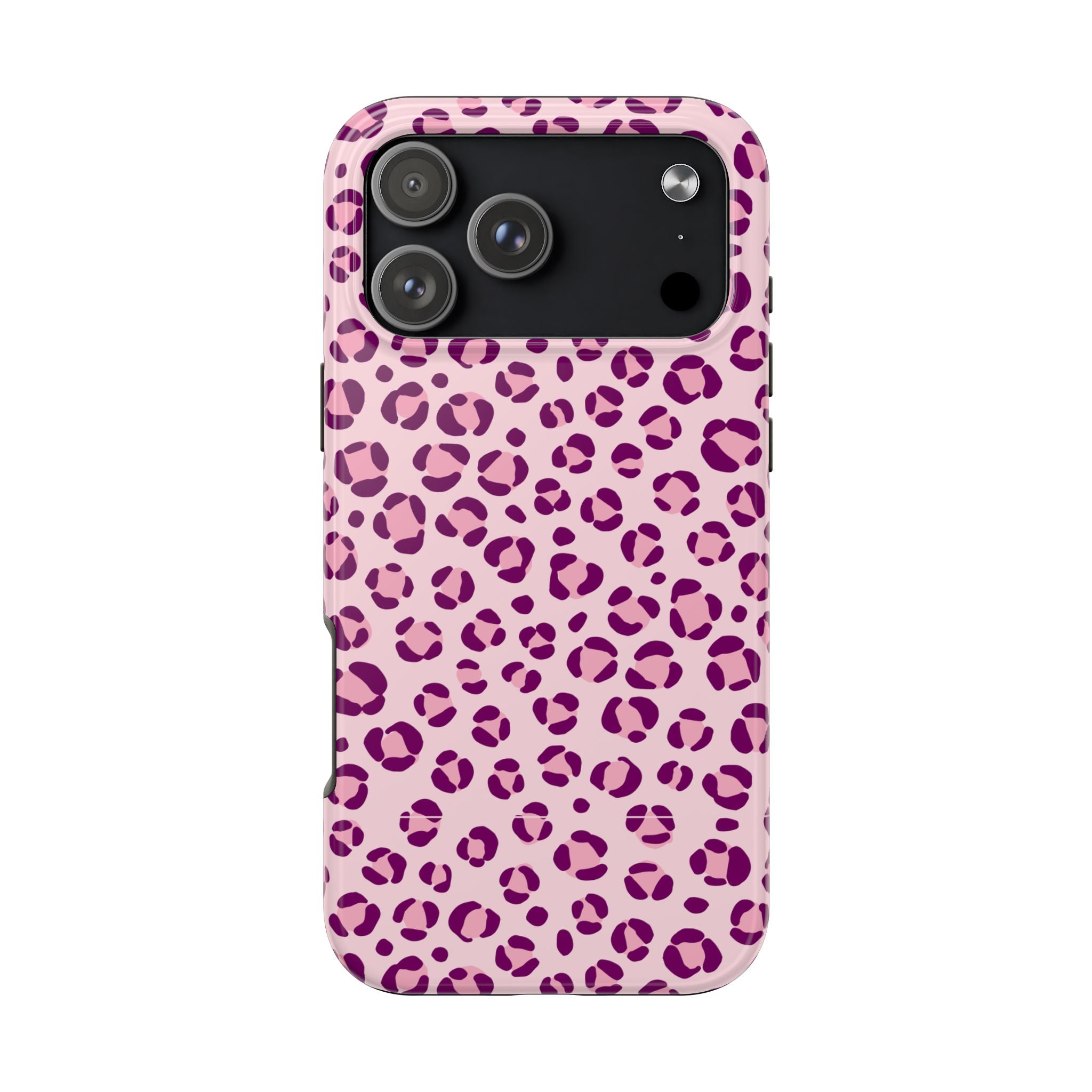 Rosé Wild | Pink Leopard Print Tough Phone Case
