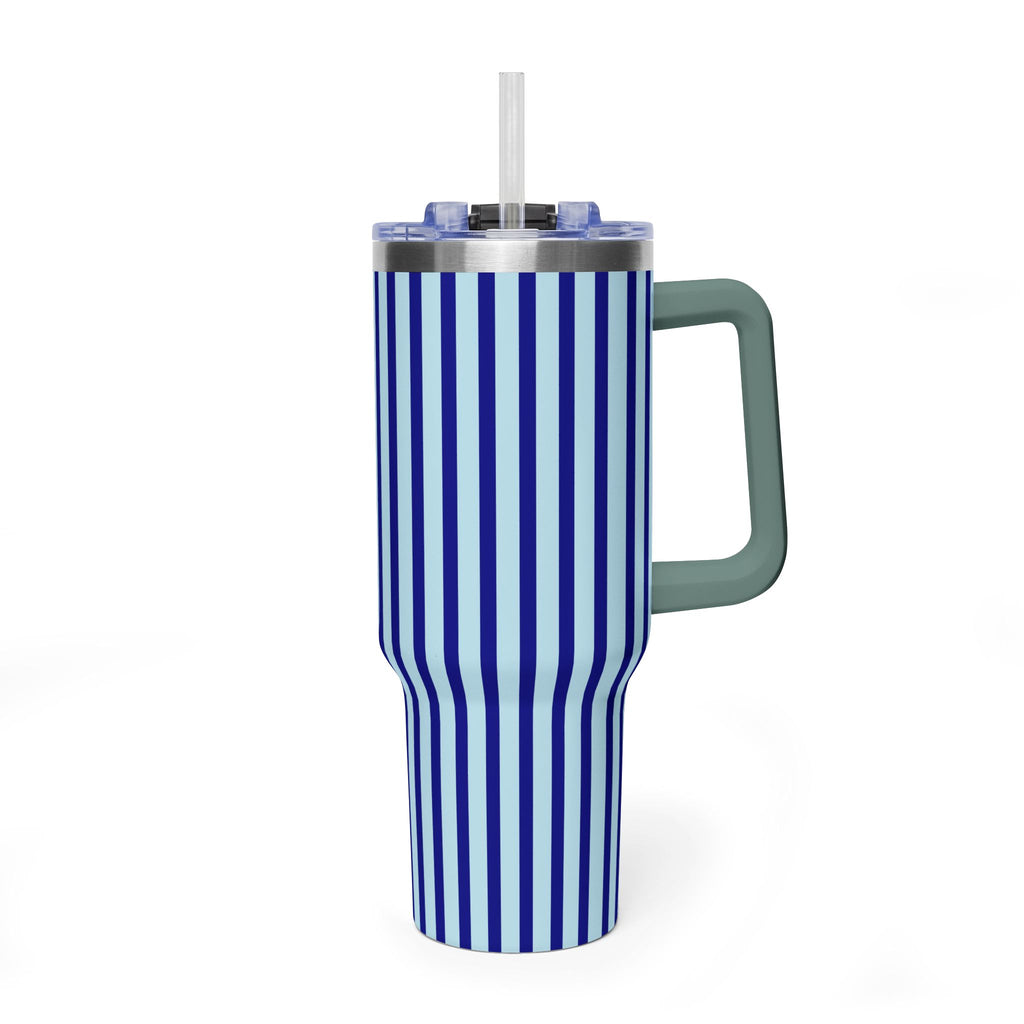 Blue Pinstripe | Tumbler
