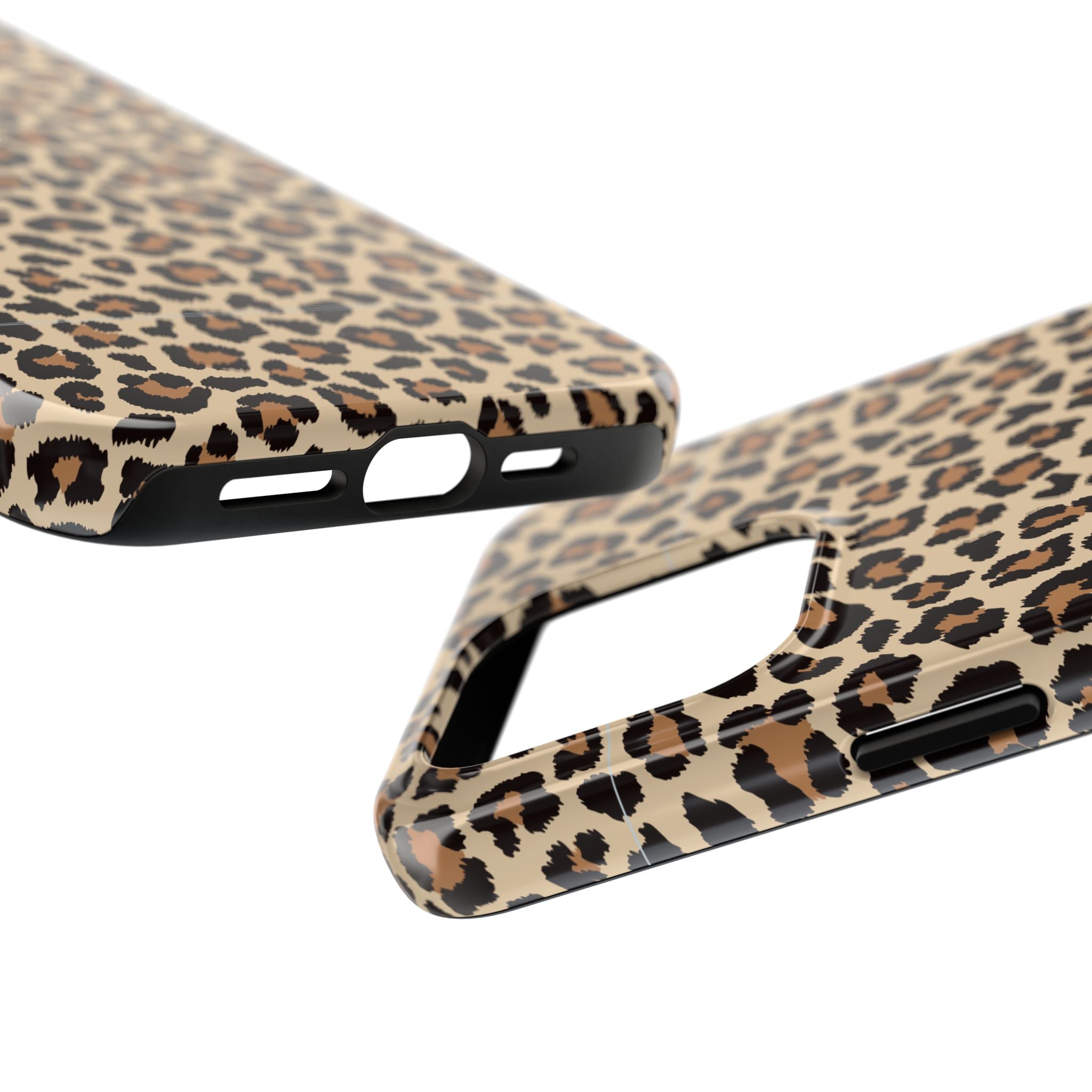 Leopard Hour | Neutral Leopard Print Tough Phone Case