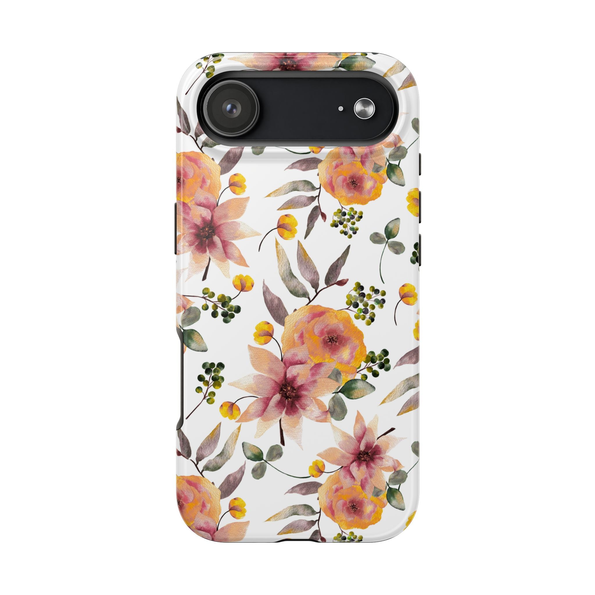 Painterly Bloom | Watercolor Autumn Floral Tough Phone Case