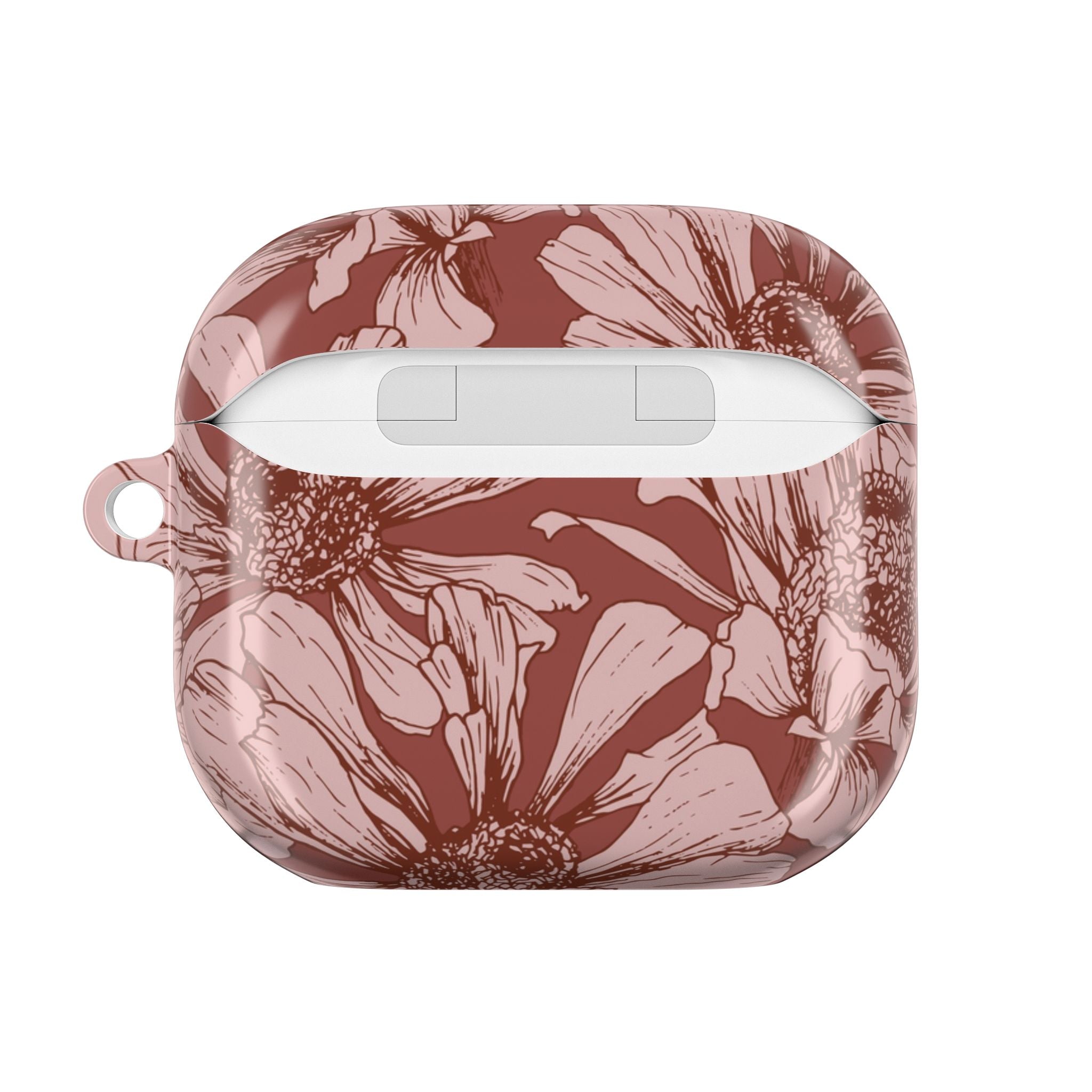 Pressed Bloom | Mocha Floral Sketch AirPods Case