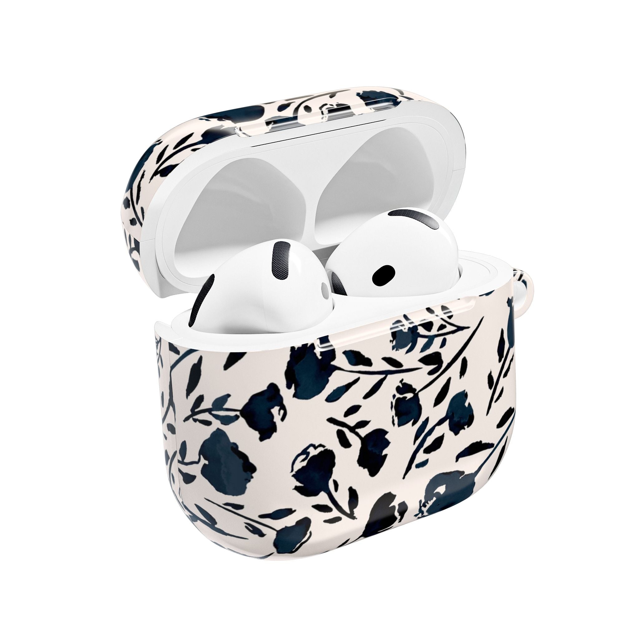 Midnight Meadow | Navy Floral Print AirPods Case