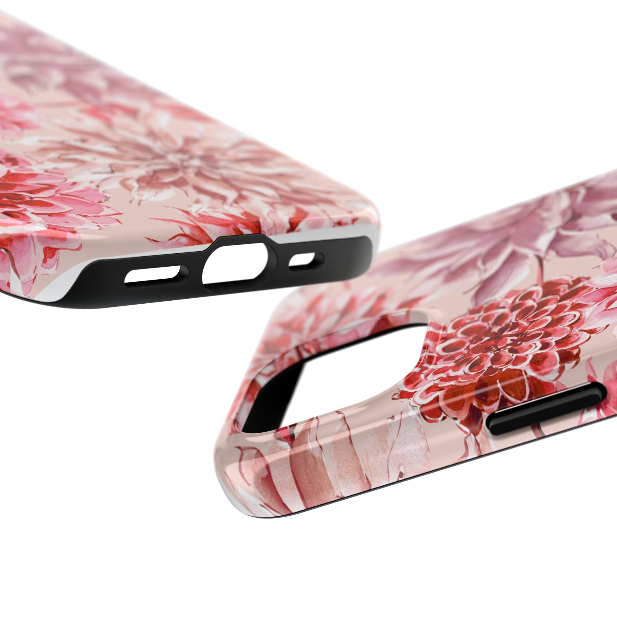 Petal Devotion | Blush Dahlia Floral Phone Case