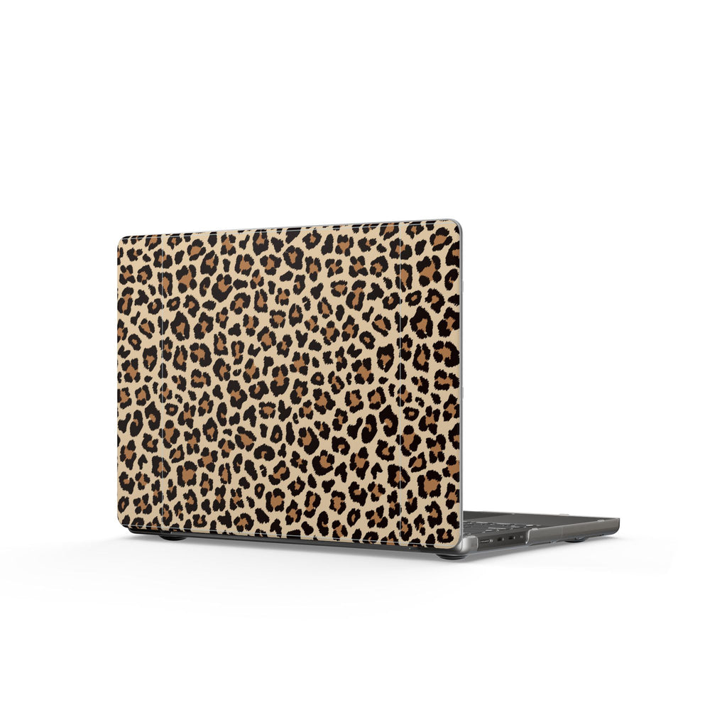 Leopard Hour | Neutral Leopard Print Laptop Sleeve