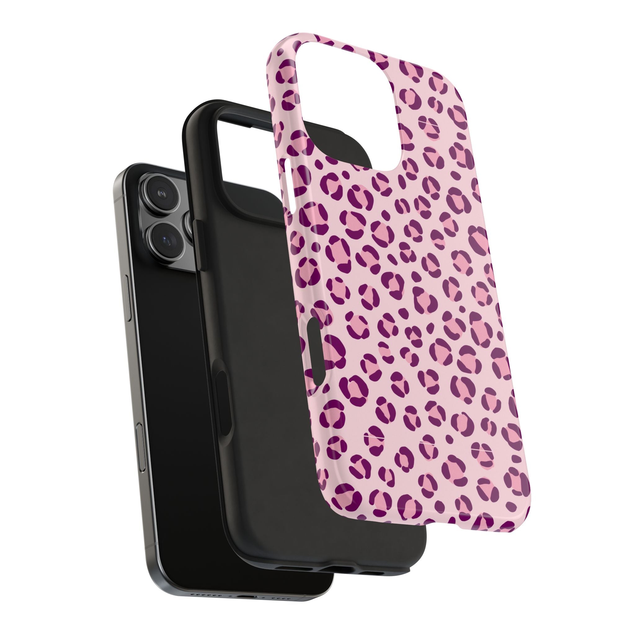 Rosé Wild | Pink Leopard Print Tough Phone Case